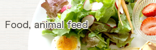 Food, animal feed